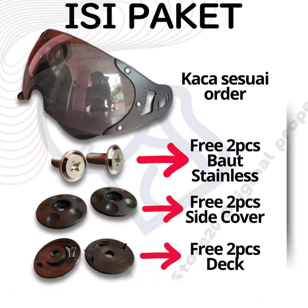 KACA PILOT KACA HELM SCOOPY / KACA HELM PILOT