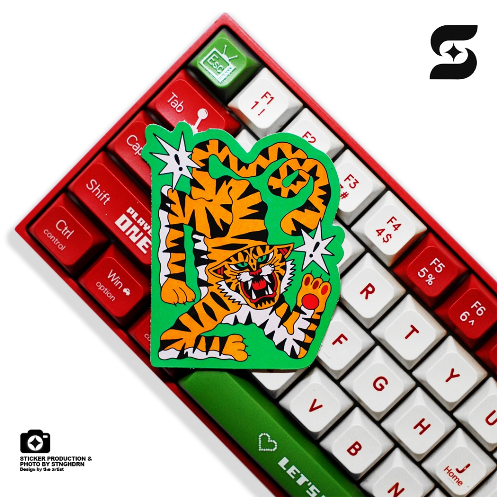 

STICKER BIG CAT TIGER DESIGN