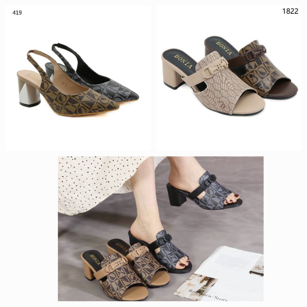 Heels bonia #379 & 1822/ 168-3 / 419 /sps_11079