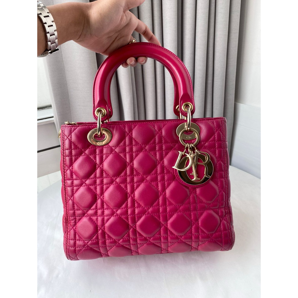 LADY DIOR FUSCHIA PRELOVED 1000% ORI