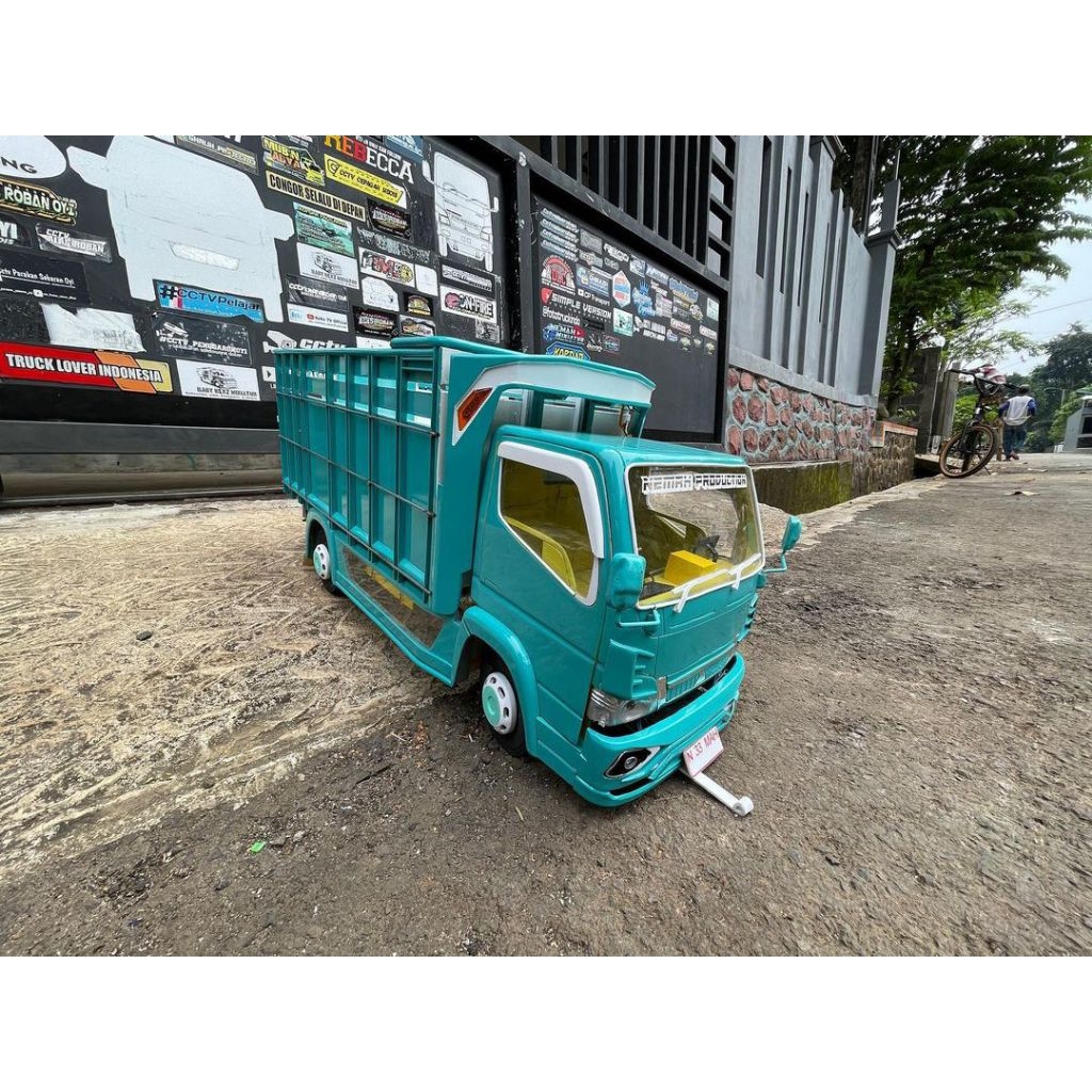 Mainan Anak Truk Oleng Kayu Keren Full Variasi