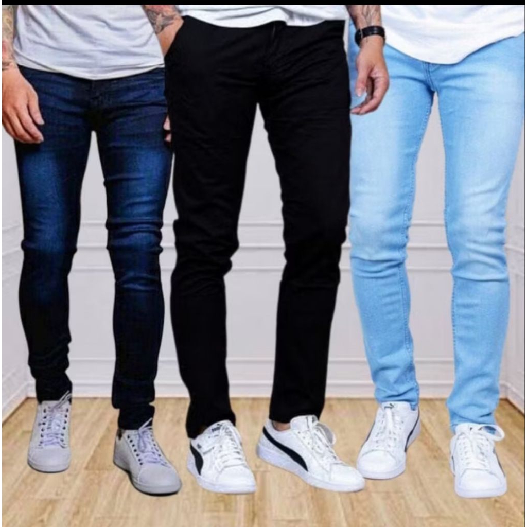 CELANA JEANS PRIA DEWASA / CELANA PANJANG JEANS REGULER SKINNY SEMI FORMAL