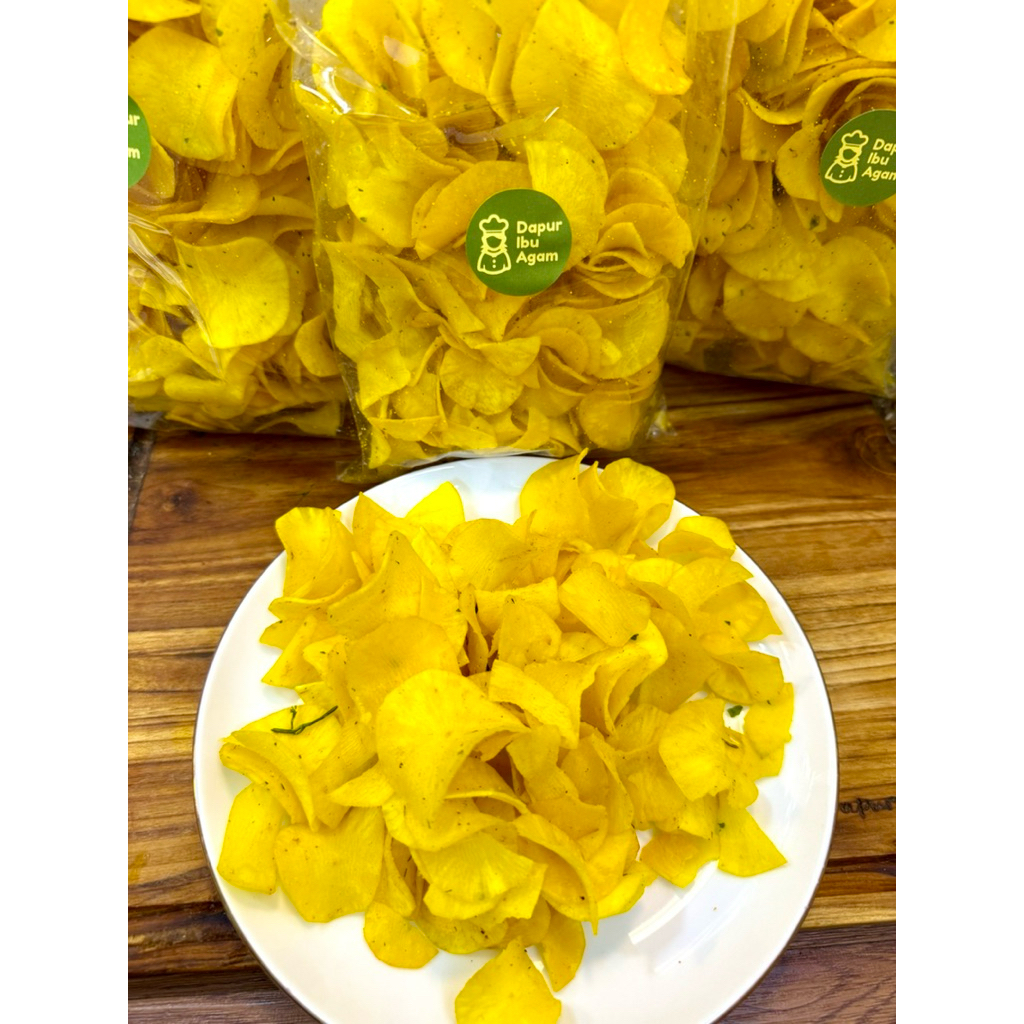 

Keripik Singkong Kunyit Asli Minang - Keripik Sanjai Bumbu Kunyit Khas Sumatra Barat