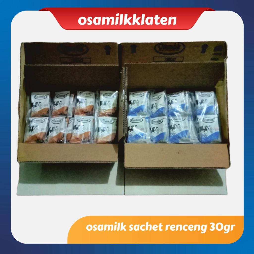 

susu bubuk osamilk sachet renceng 30grx10sachet