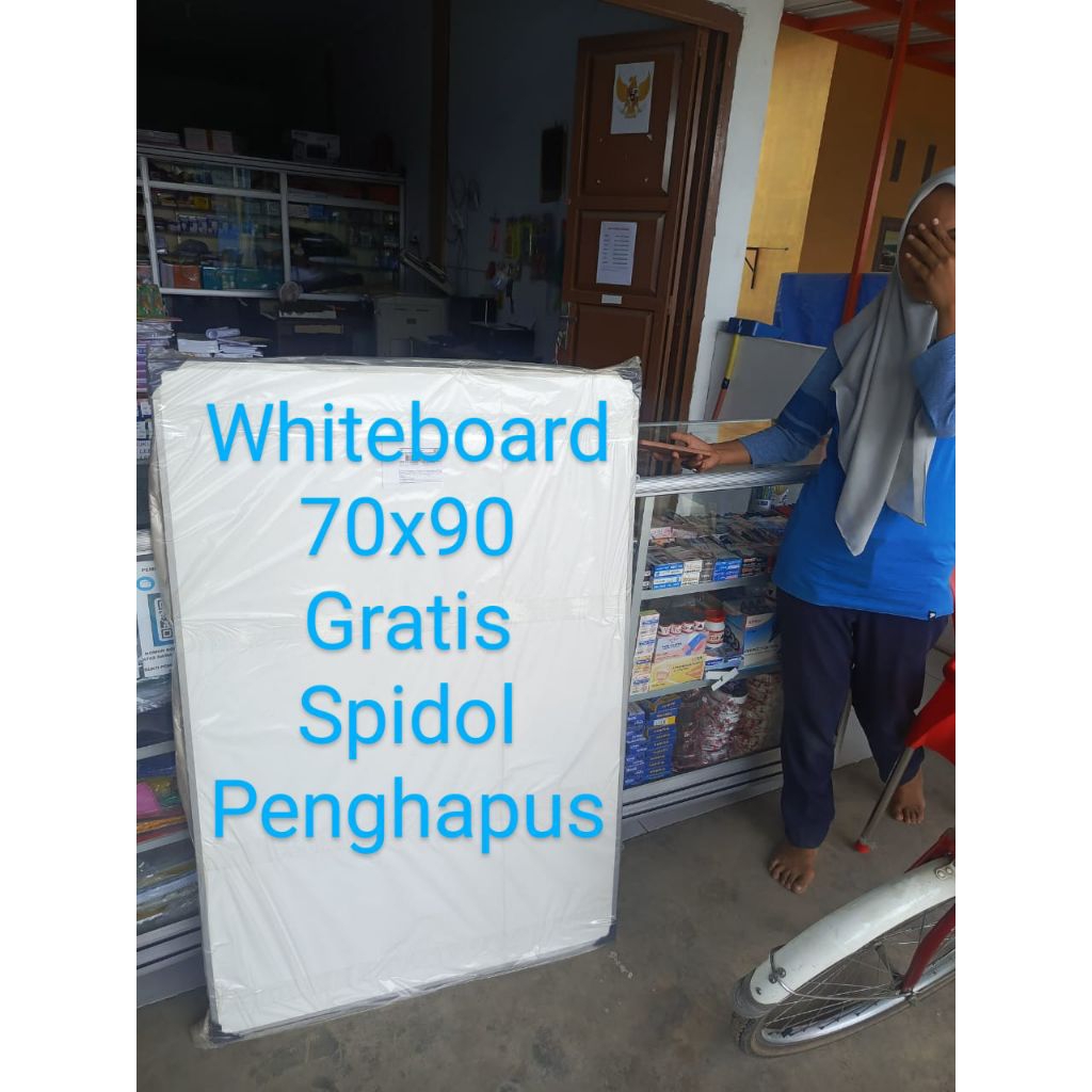 

Papan Tulis Ukuran 70x90 Plus Spidol Penghapus
