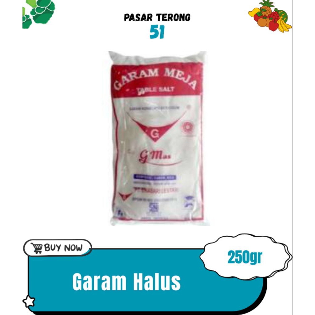 

Garam Halus Makassar 4.000