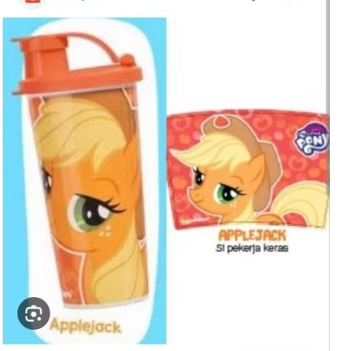 Tumbler Tupperware little pony orange (1pc)