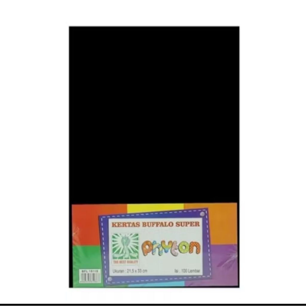 

Kertas BuffaloF4 Hitam 1 pack
