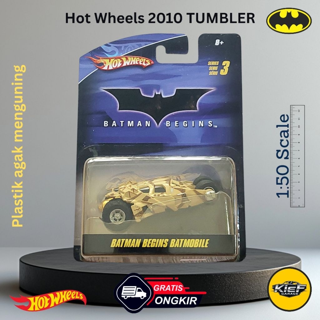 Hot Wheels 2010 Batman Begins Batmobile Tumbler