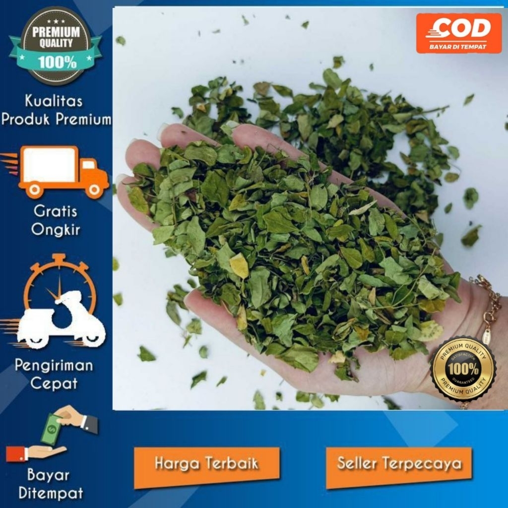 

Daun kelor kering 200 gram 5000 bisa cod