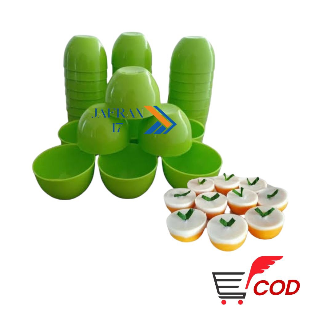 12pcs cetakan kue talam, cetakan kue Bugis plastik