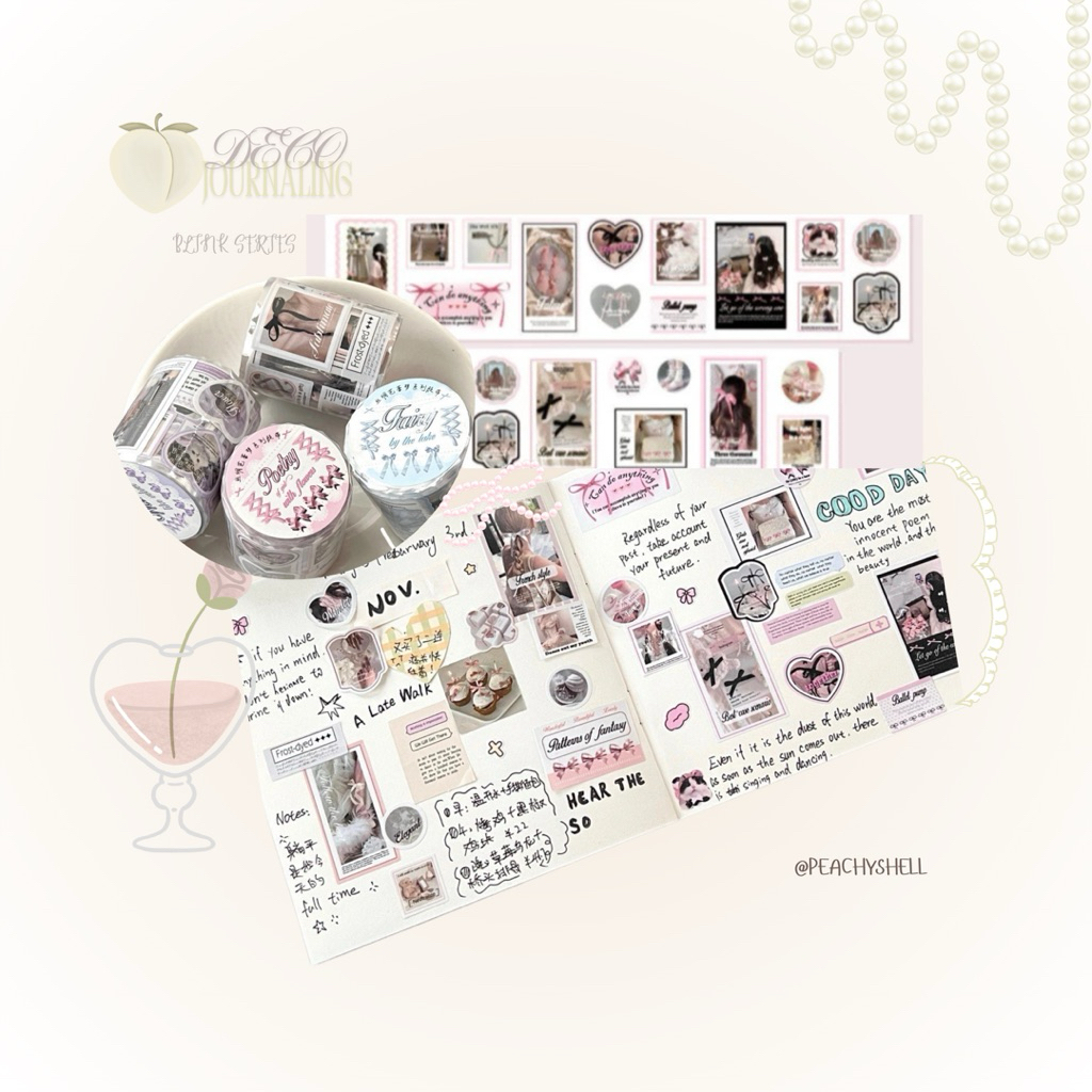 

Deco Sticker Blink Series – untuk Journal, Planner, Scrapbook [Cut Version]