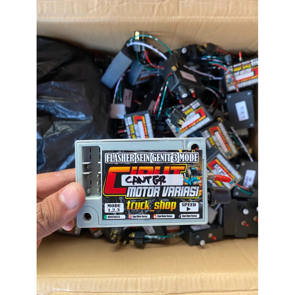 Flasher Sein Cepat Genit 3 Mode Kedip 3x kedip 2x kedip 1x speed bisa di atur PNP MOBIL PICKUP TRUCK