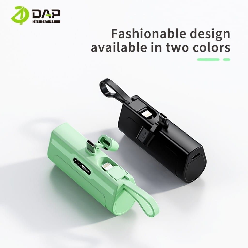 BATAM SHOPPING MALL (EAR) POWERBANK DAP D-PB053 / POWER BANK 5000 MAH / PB MINI FAST CHARGING