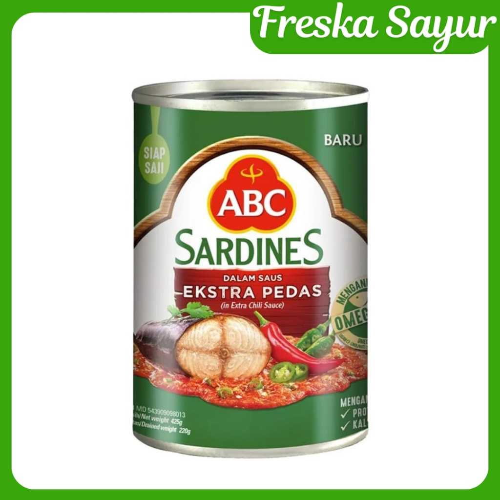 

ABC Sarden Saus Extra Pedas Kaleng 425 gr