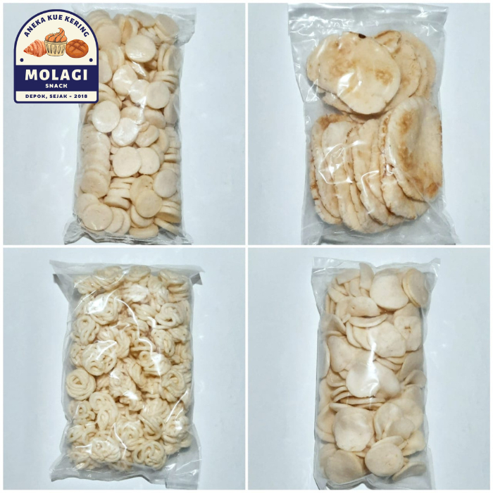 

Aneka Kerupuk Kemplang Super (3 Saudara) Asli Palembang / Krupuk Ikan - Molagi Snack
