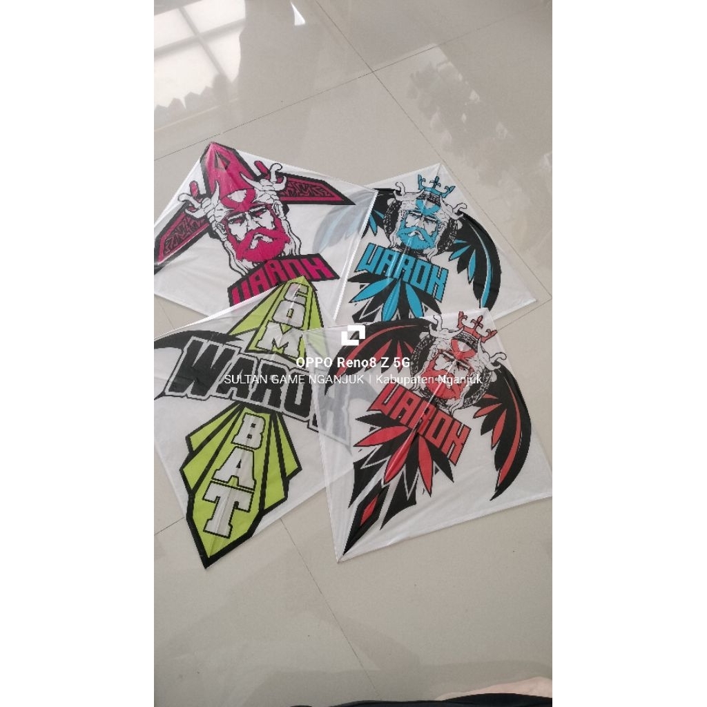 4pcs Layangan warok kite | layangan warok combat shukoi | Layangan viral | layangan nganjuk