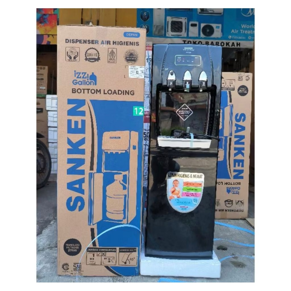 dispenser Sanken galon bawah kompresor 500E