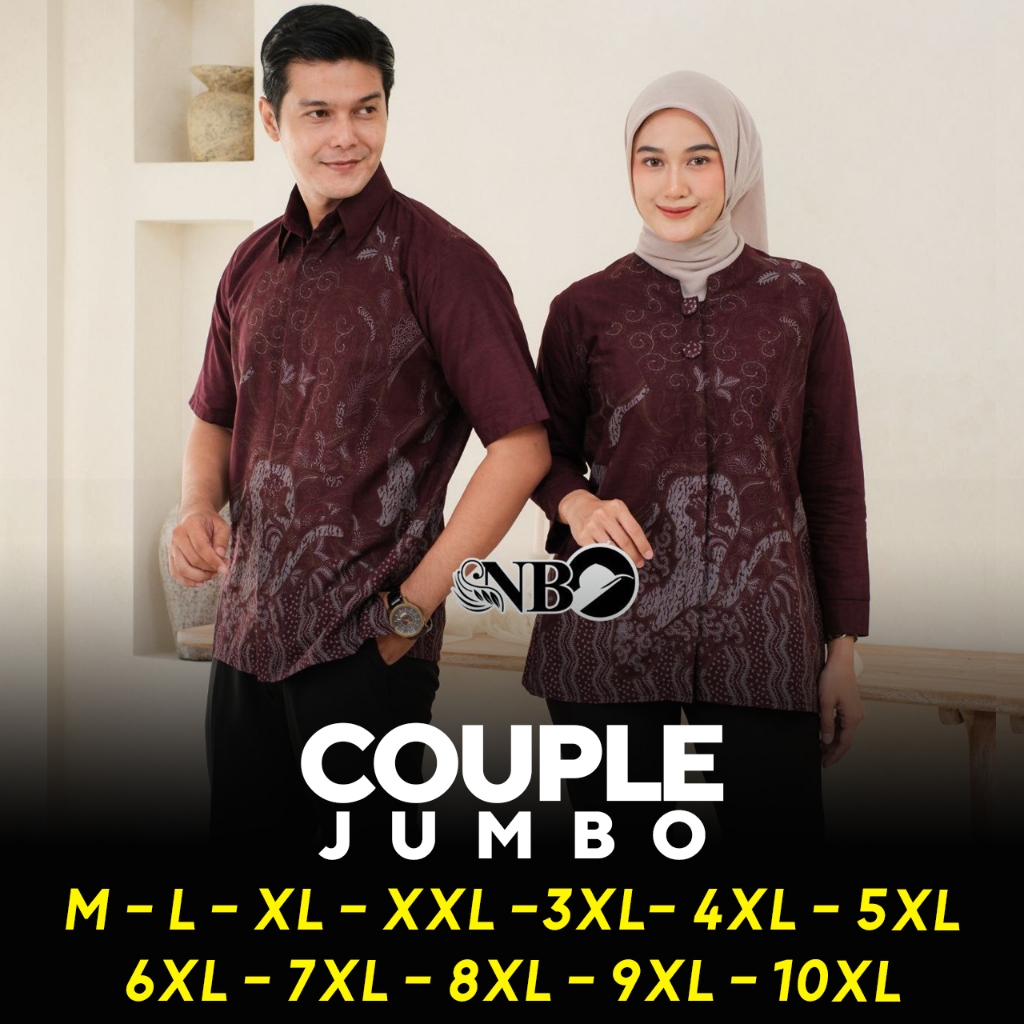 COUPLE BATIK JUMBO PREMIUM - BATIK JUMBO - BATIK COUPLE - BATIK COUPLE MODERN - BATIK COUPLE PASANGA