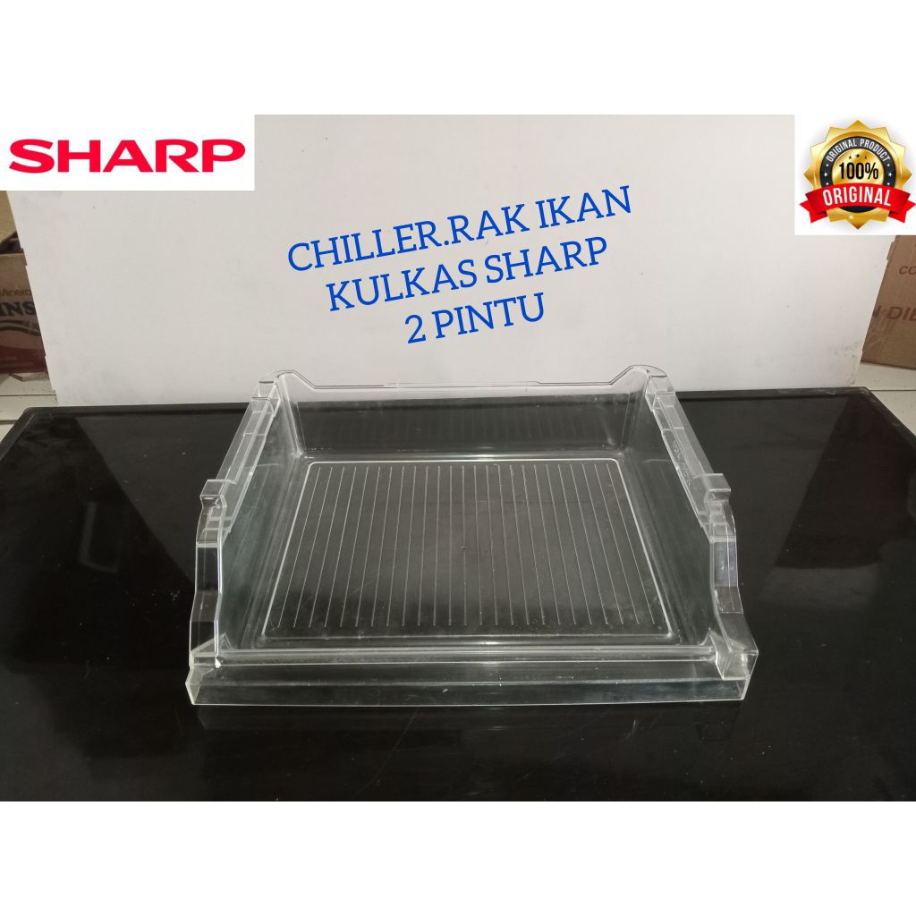 CHILLER.RAK IKAN  KULKAS SHARP 2 PINTU SECOND ORIGINAL