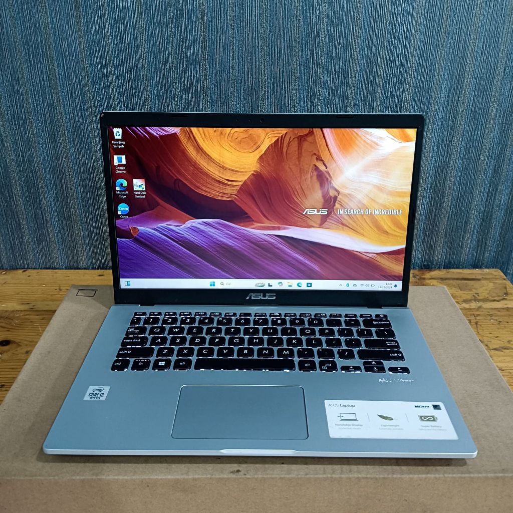 Laptop Asus Vivobook X409JA, Core i3-1005G1, RAM4GB/HDD1TB, #Backlight