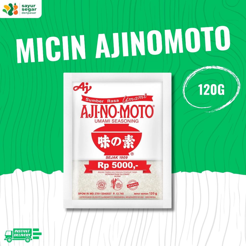 

Micin Ajinomoto 120gr - Sayur Segar Denpasar