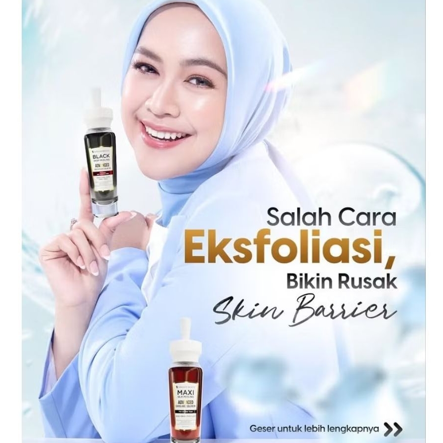 peeling serum eksfoliasi terbaru ms glow