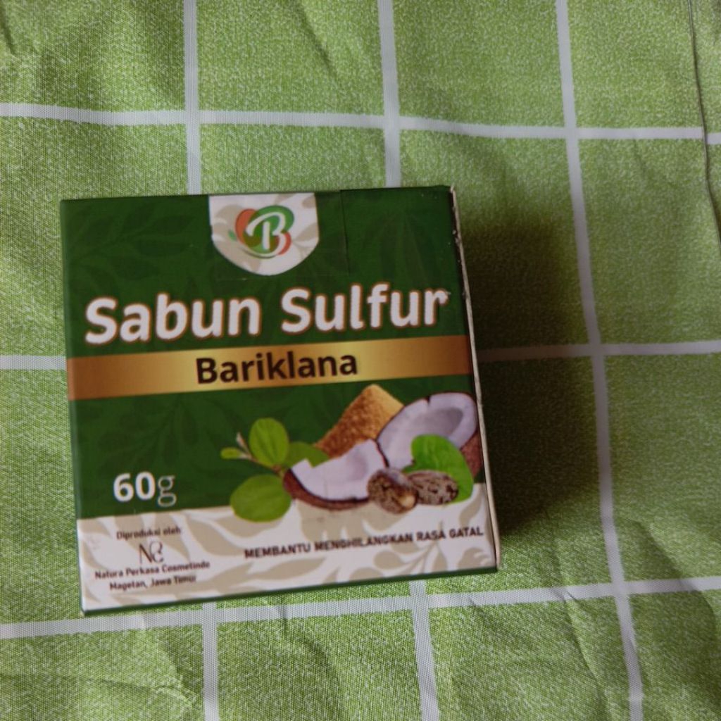 sabun sulfur untuk gatal dan kulit sensitif