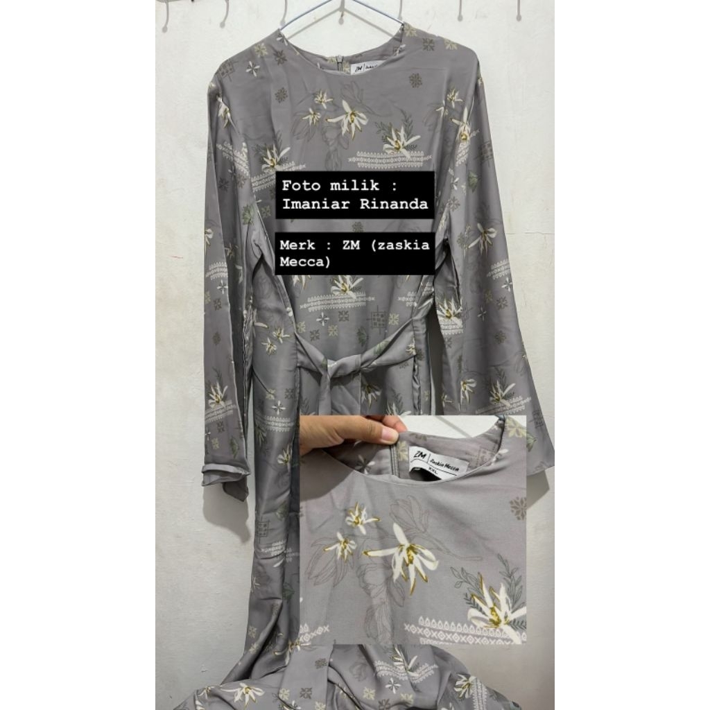 Gamis Zaskia Mecca (ZM) Abu Preloved