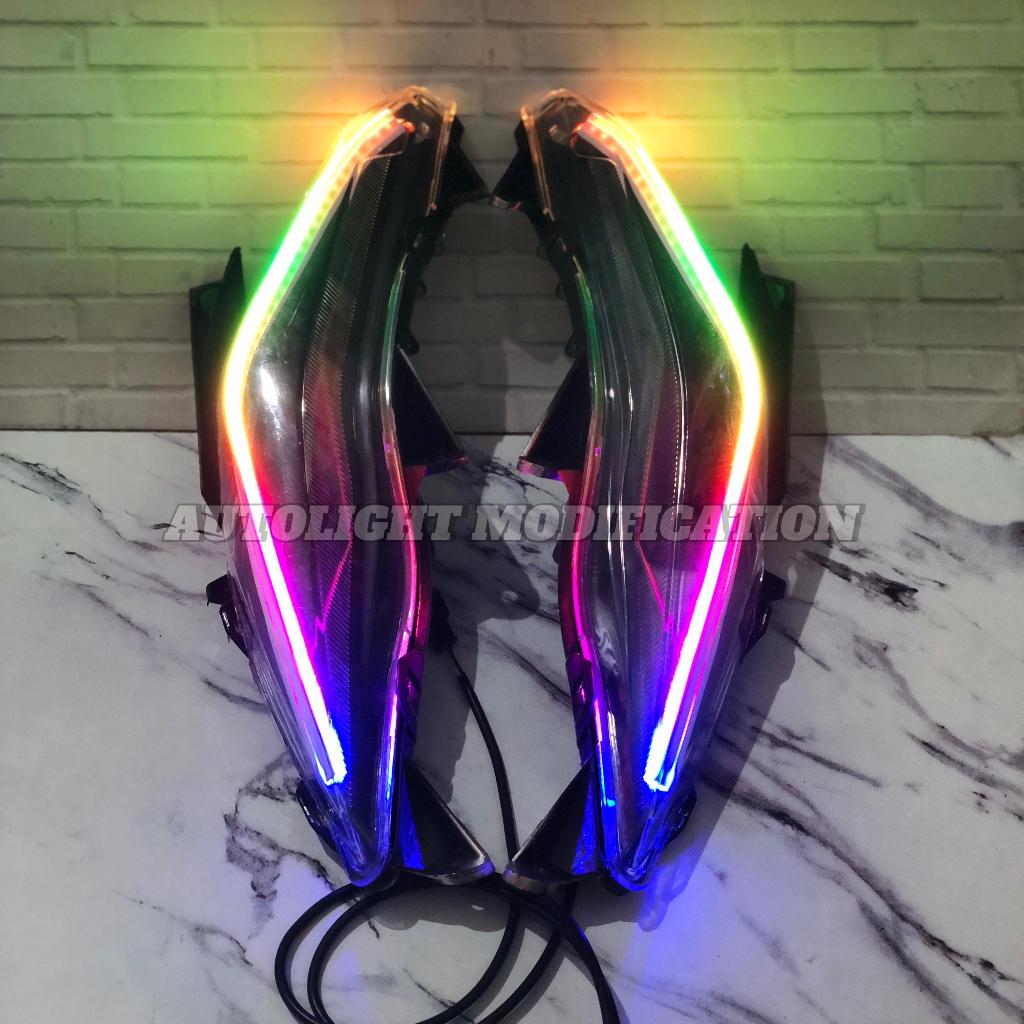 LAMPU SEN ALIS BEAT ESP BEAT STREET 2016-2019 FULLSET MIKA ALIS RGB BISA SETING WARNA