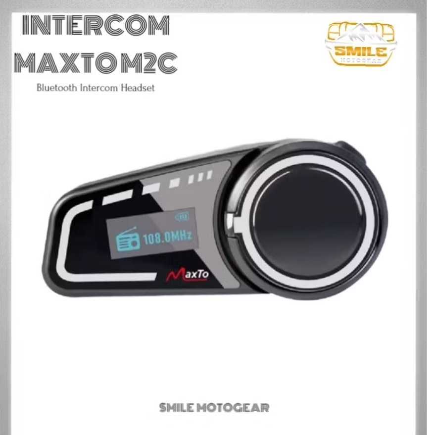 Intercom Helm Maxto M2 Maxto M2C Bluetooth Helm Versi 5.0 Confrence 6 Rider
