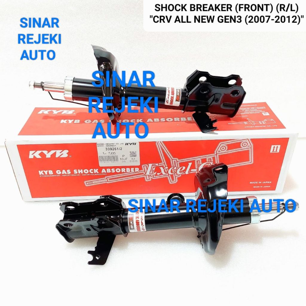Shockbreaker Kyb Excel-G Honda CRV Gen 3 Depan 2007-2012 Original