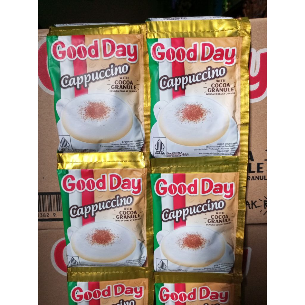 

Good day capucino 25g 1renceng (10pcs)
