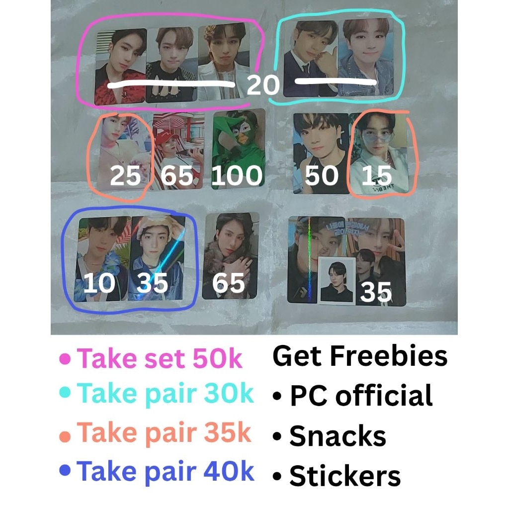 Photocard The Boyz (Kyuped, BYOK, Halloween, Thrill Ride)