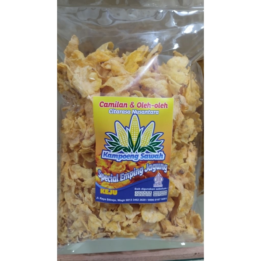 

emping jagung rasa keju 250 gram 12.500