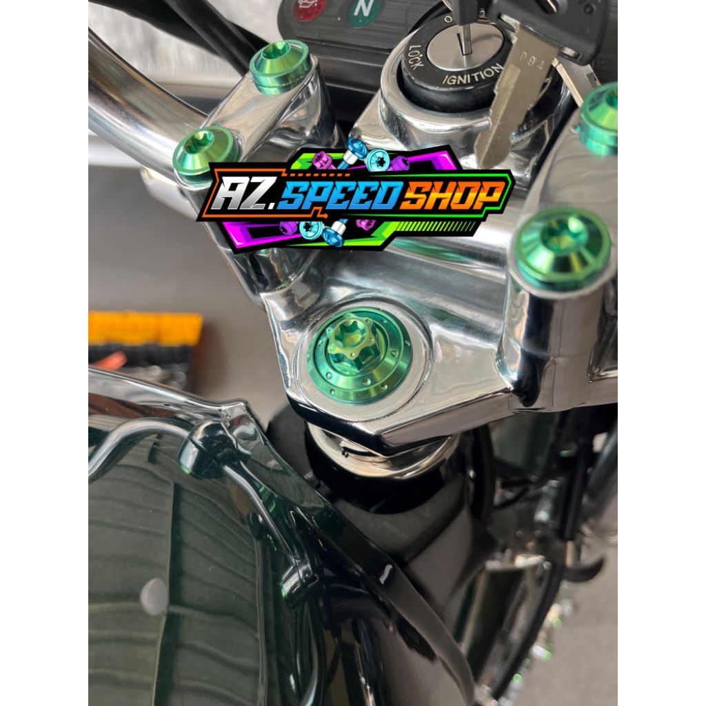 Baut komstir RX king titanium baut komstir tengah RX king titanium