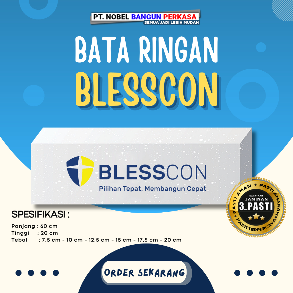 Bata Ringan Merk Blesscon