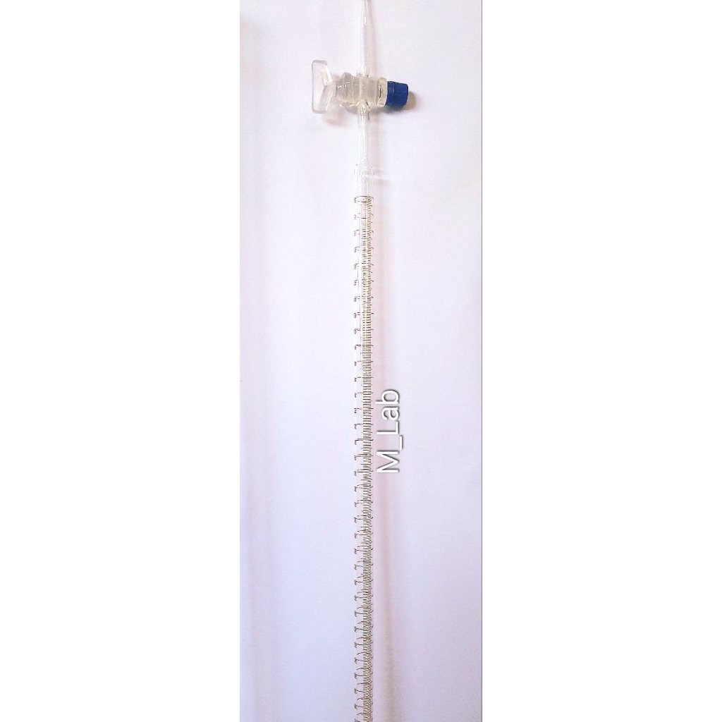 buret 50ml - alat kompresi - presisi tinggi -+ 0.05 - class A