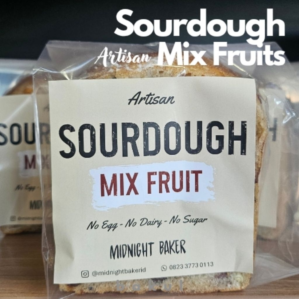 

Half Loaf Artisan Sourdough Mix Fruits