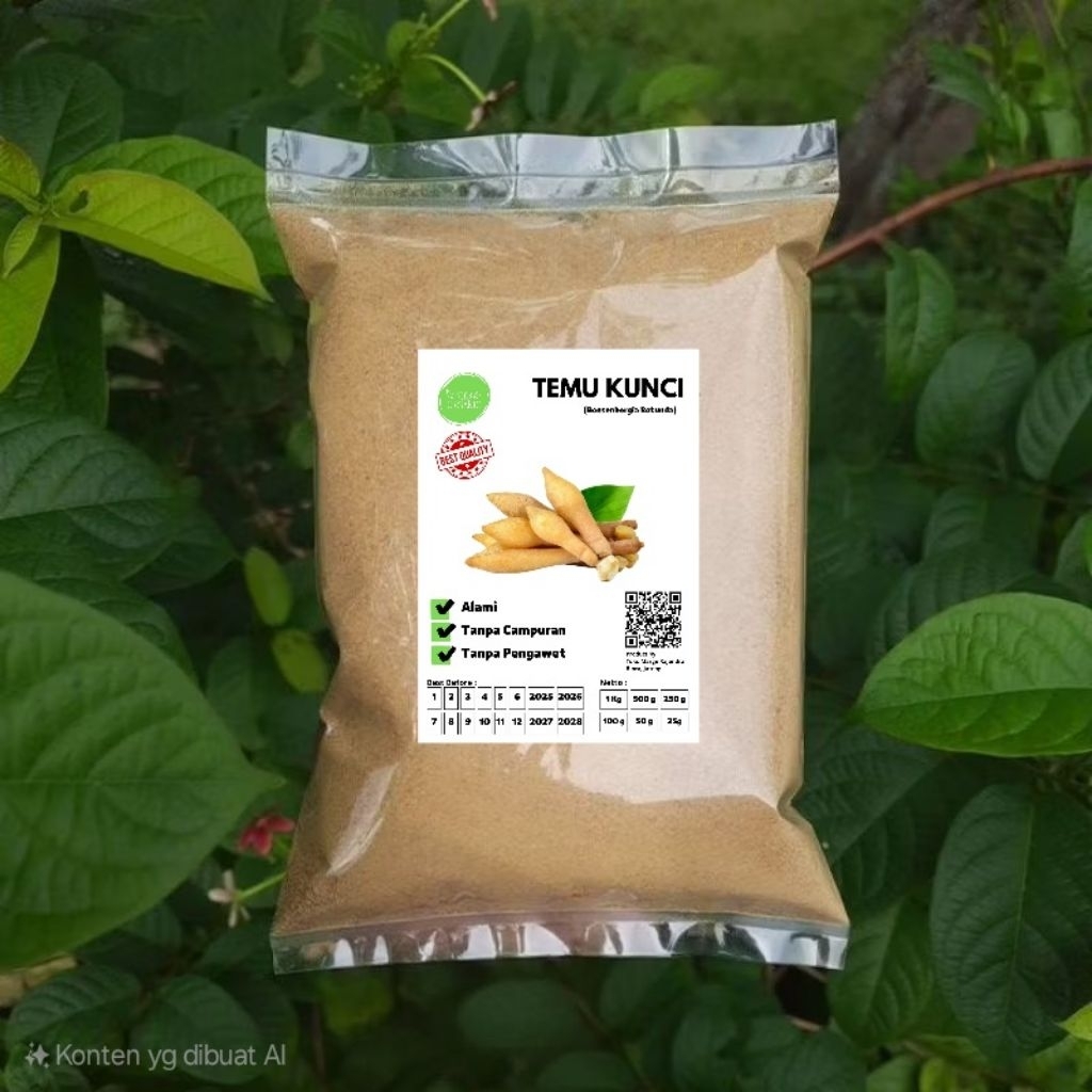 

Temu Kunci Bubuk 1kg Serbuk Temu Kunci Organik