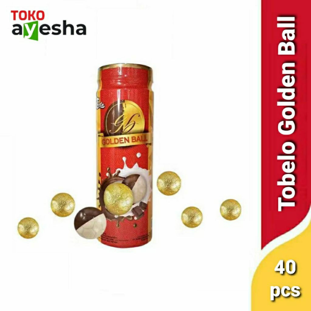 

Tobelo Golden Ball Toples 200 gr - isi 40 pcs