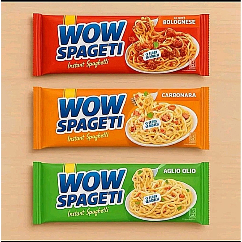 

Wow Spageti All Varian isi 5 Pcs / Mie Instan Spageti