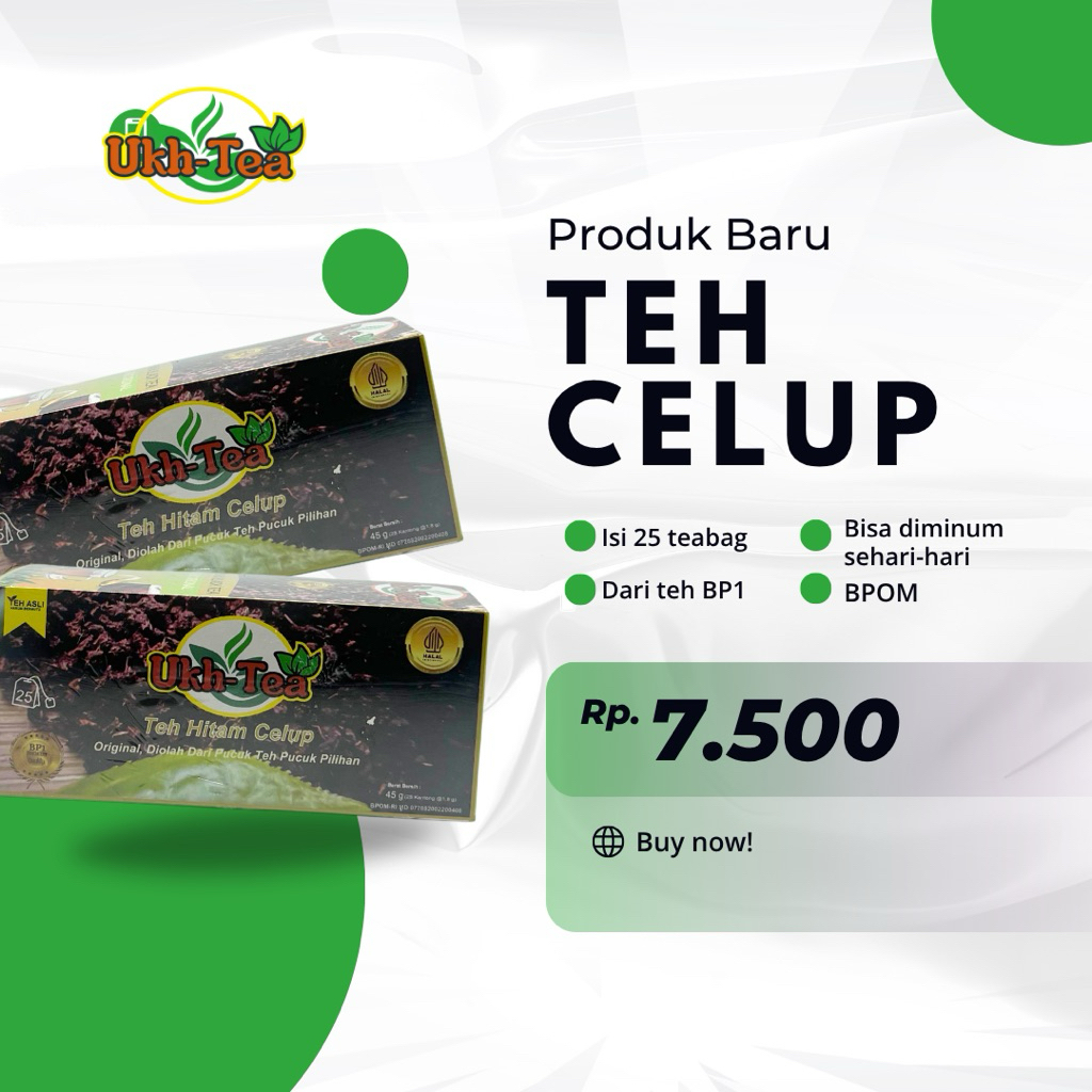 

Teh Celup Ukhtea | BP1 | Teh Celup Hitam Premium