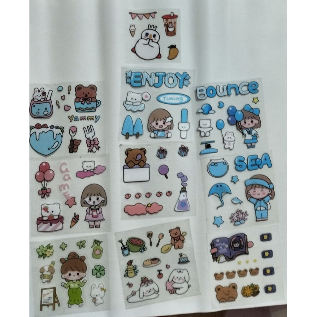 

Preloved sticker cantique 10 pcs
