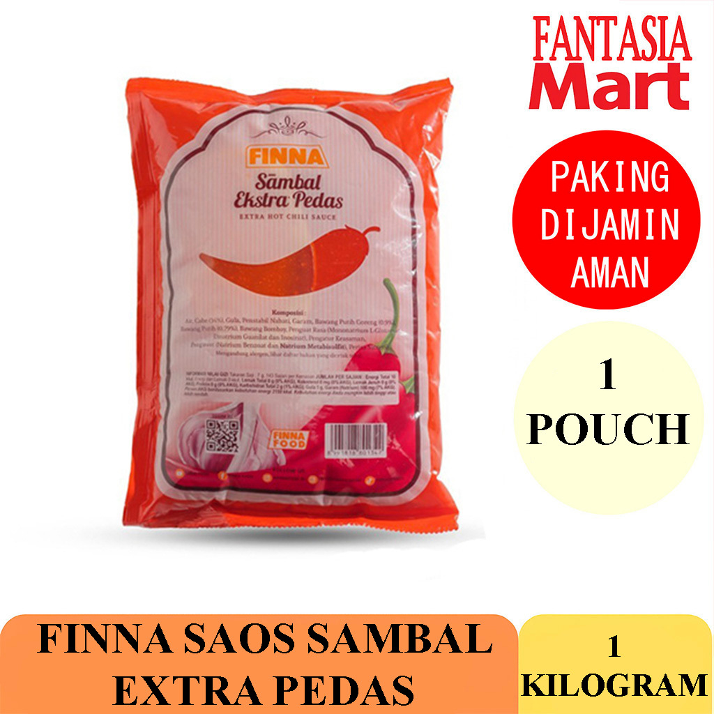 

FINNA SAOS SAMBAL 1KG PAKING FREE ASURANSI DENGAN PAKING AMAN FANTASIA