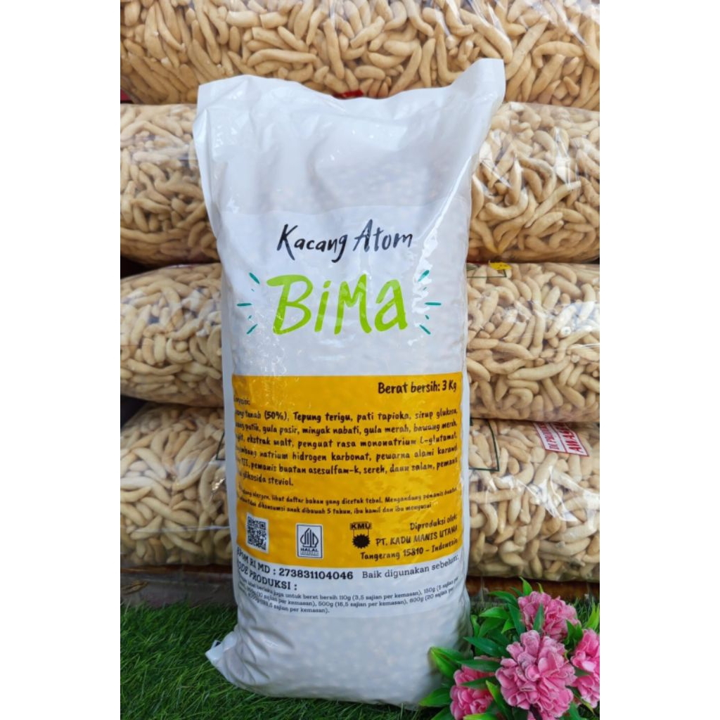 

KACANG ATOM BIMA | 250 GR | 500 GR | 1.000 GR | GURIH & RENYAH.