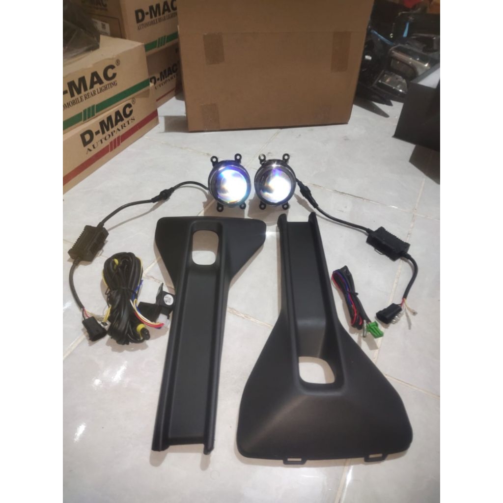 Foglamp Biled Buat NEW BRIO 2023 lengkap Tinggal pasang