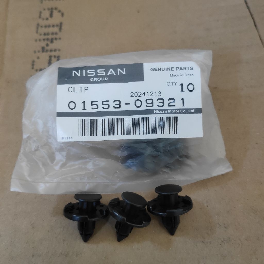Klip Bumper Nissan Datsun Klip Serbaguna Original 01553-09321 (1Pcs)
