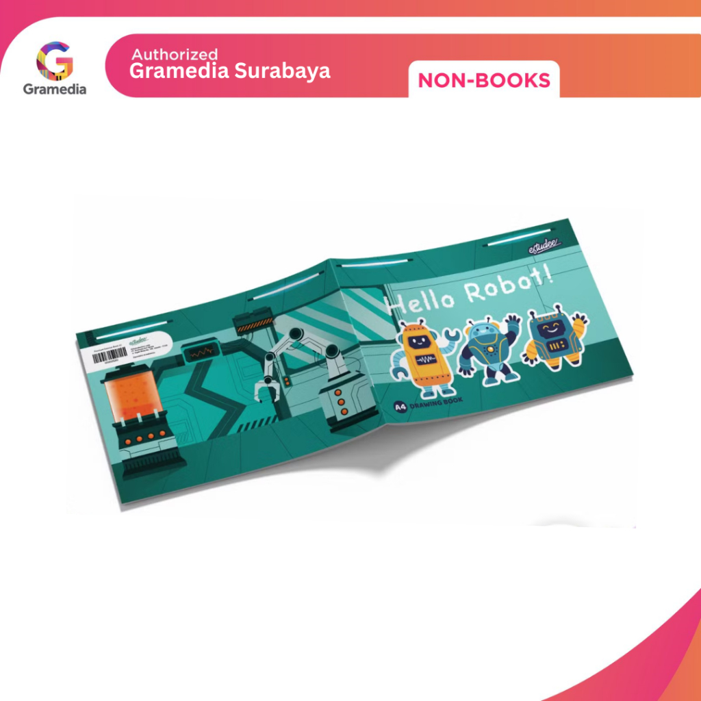 

Gramedia Surabaya NB -Estudee Drawing Book A4 K Robot Lab
