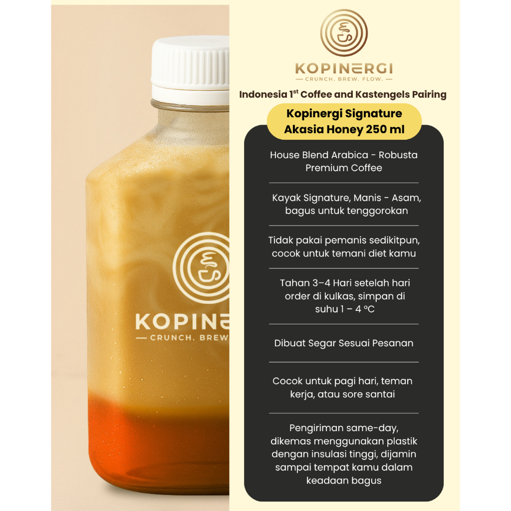 

Kopinergi Signature Akasia Honey Upsize